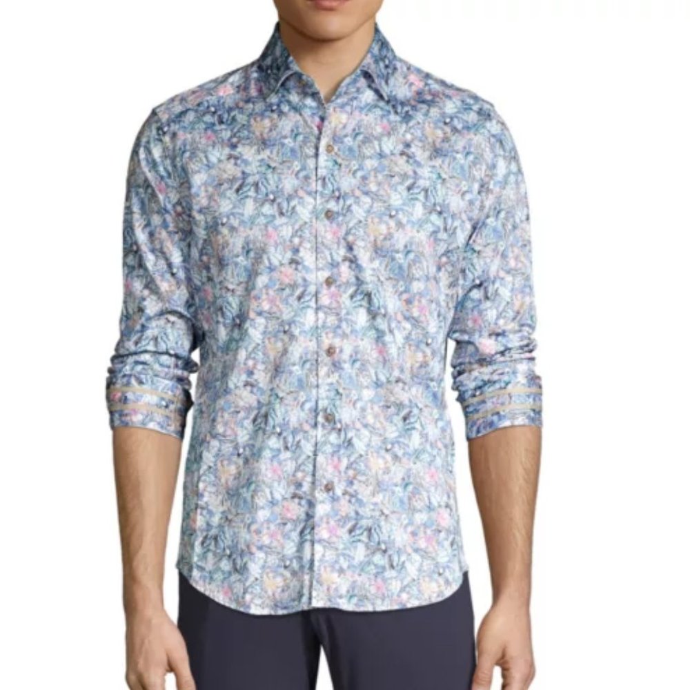 Robert Graham 3XL KAIDEN TIGER LILY Sport Shirt